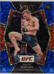 Grant Dawson 2022 Panini Select UFC Octagonside #252 Blue Disco