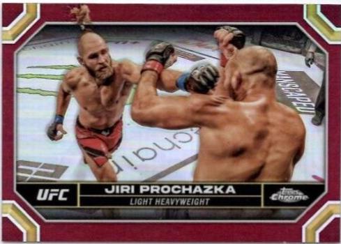 Jiri Prochazka 2024 Topps Chrome UFC Base #95 Magenta Refractor