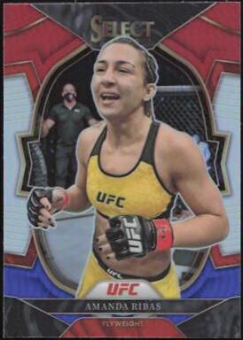 Amanda Ribas 2023 Panini Select UFC Concourse #88 Red Blue Prizm