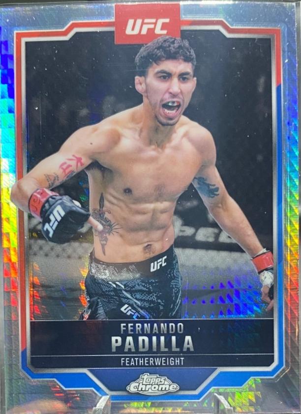 Fernando Padilla 2025 Topps Chrome UFC Base #47 Prism Refractor