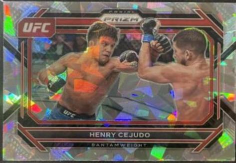 Henry Cejudo 2023 Panini Prizm UFC Base #52 Ice