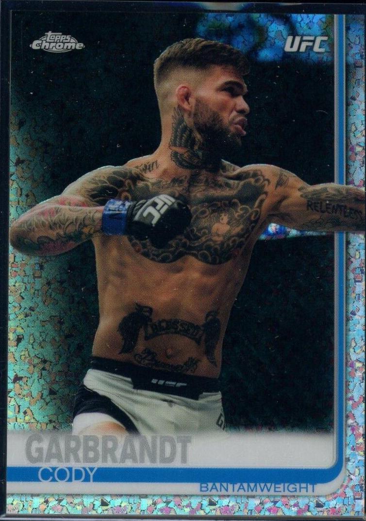 Cody Garbrandt 2019 Topps Chrome UFC Base #60 Diamond Hot Box