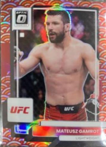 Mateusz Gamrot 2023 Panini Donruss Optic UFC Base #34 Photon