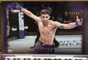 Fernando Padilla 2024 Topps Knockout UFC Base #9 Purple