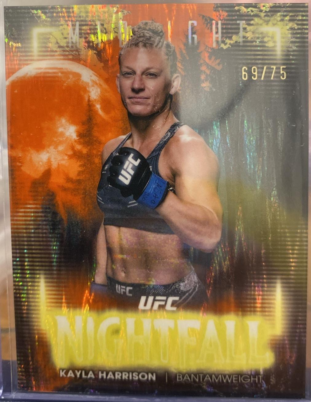 Kayla Harrison 2025 Topps Midnight UFC Nightfall #NF-25 Dusk