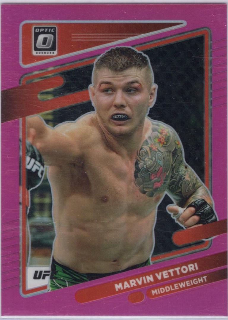 Marvin Vettori 2022 Panini Donruss Optic UFC Base #36 Pink