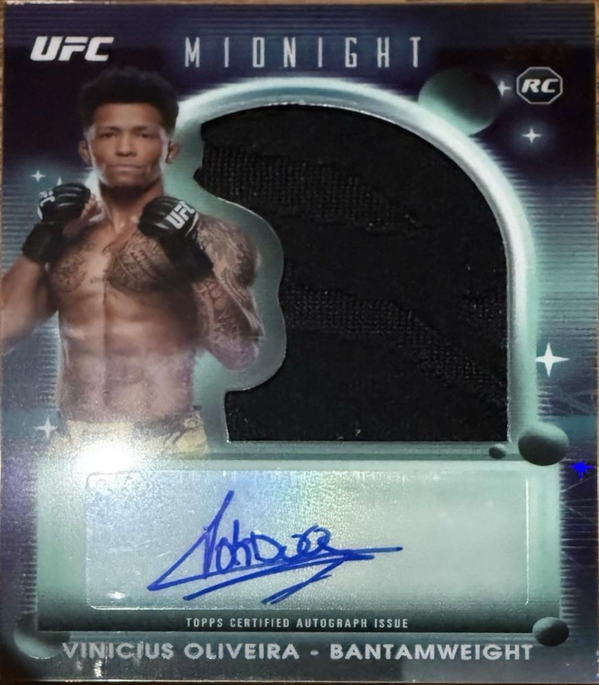 Vinicius Oliveira 2025 Topps Midnight UFC Rookie Relic Autographs #RRA-VO Daybreak