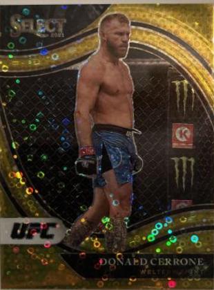 Donald Cerrone 2021 Panini Select UFC Octagonside #239 Gold Disco