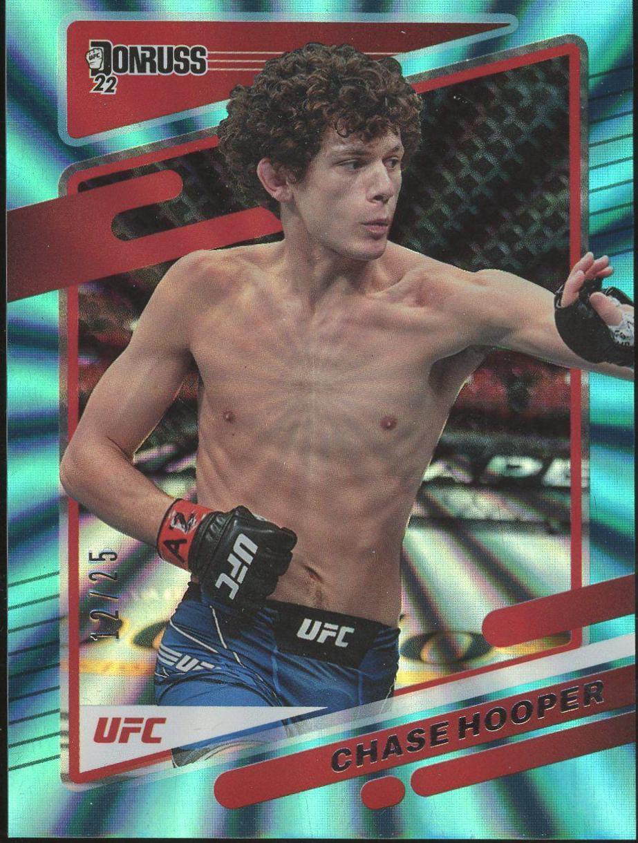 Chase Hooper 2022 Panini Donruss UFC Base #186 Laser