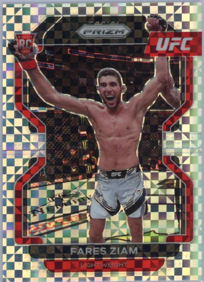Fares Ziam 2022 Panini Prizm UFC Base #143 Lucky Envelopes