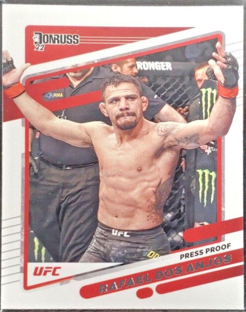 Rafael Dos Anjos 2022 Panini Donruss UFC Base #96 Silver