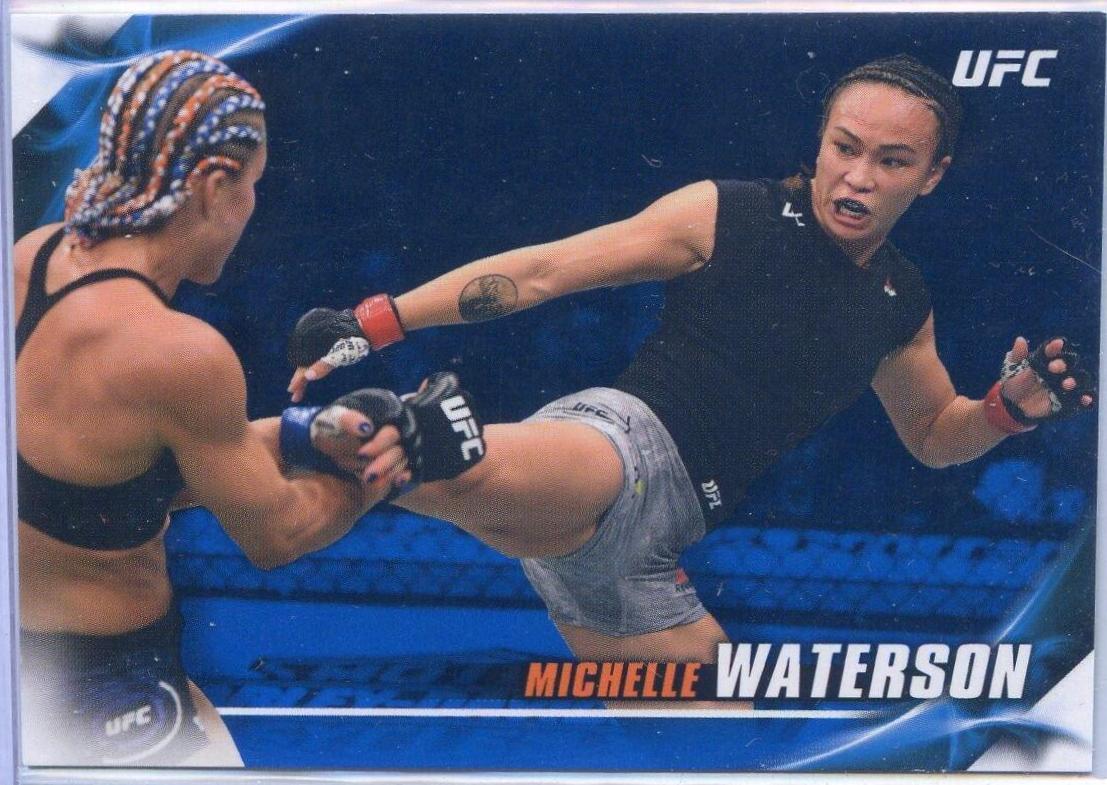 Michelle Waterson-Gomez 2019 Topps UFC Knockout Base #56 Blue