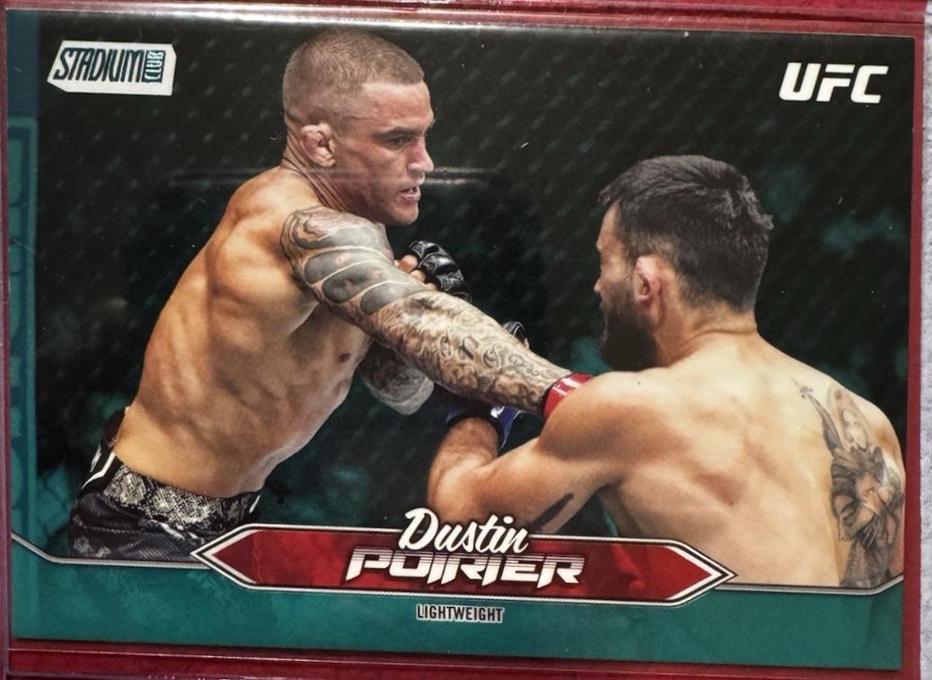 Dustin Poirier 2025 Topps Stadium Club UFC Base #138 Teal