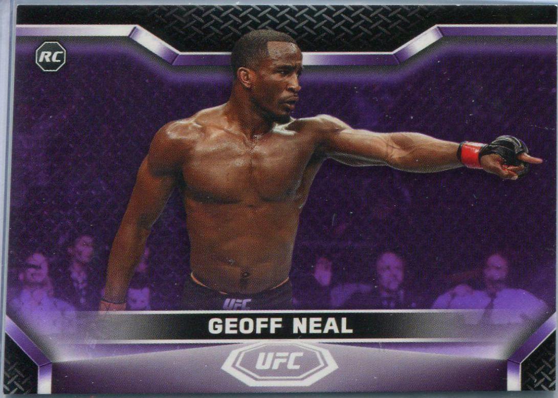 Geoff Neal 2020 Topps UFC Knockout Base #75 Purple