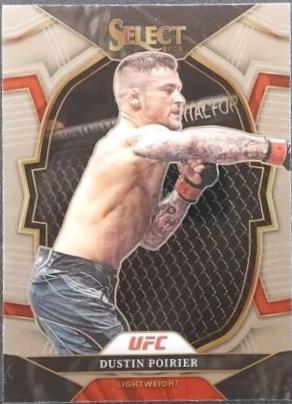 Dustin Poirier 2023 Panini Select UFC Concourse #75 Red Blue Base
