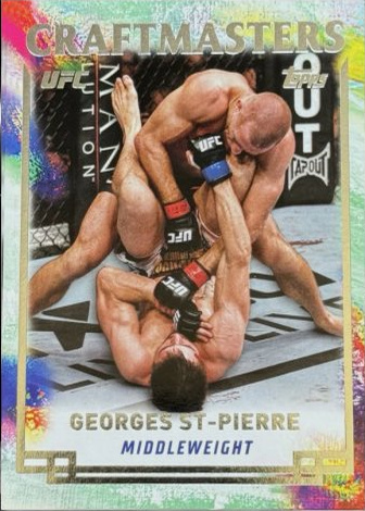 Georges St-Pierre 2024 Topps Knockout UFC Craftmasters #CRM-20 Platinum
