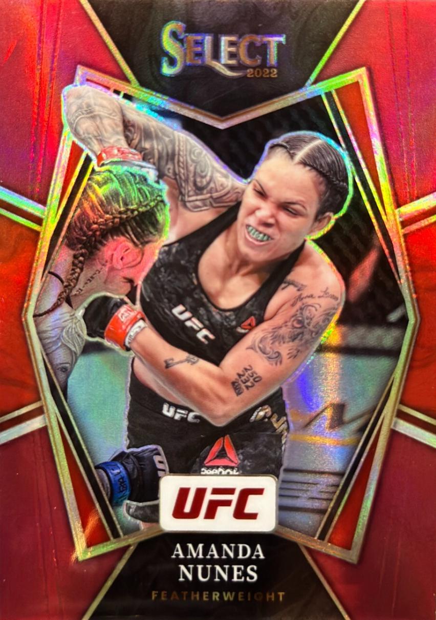Amanda Nunes 2022 Panini Select UFC Premier Level #193 Maroon