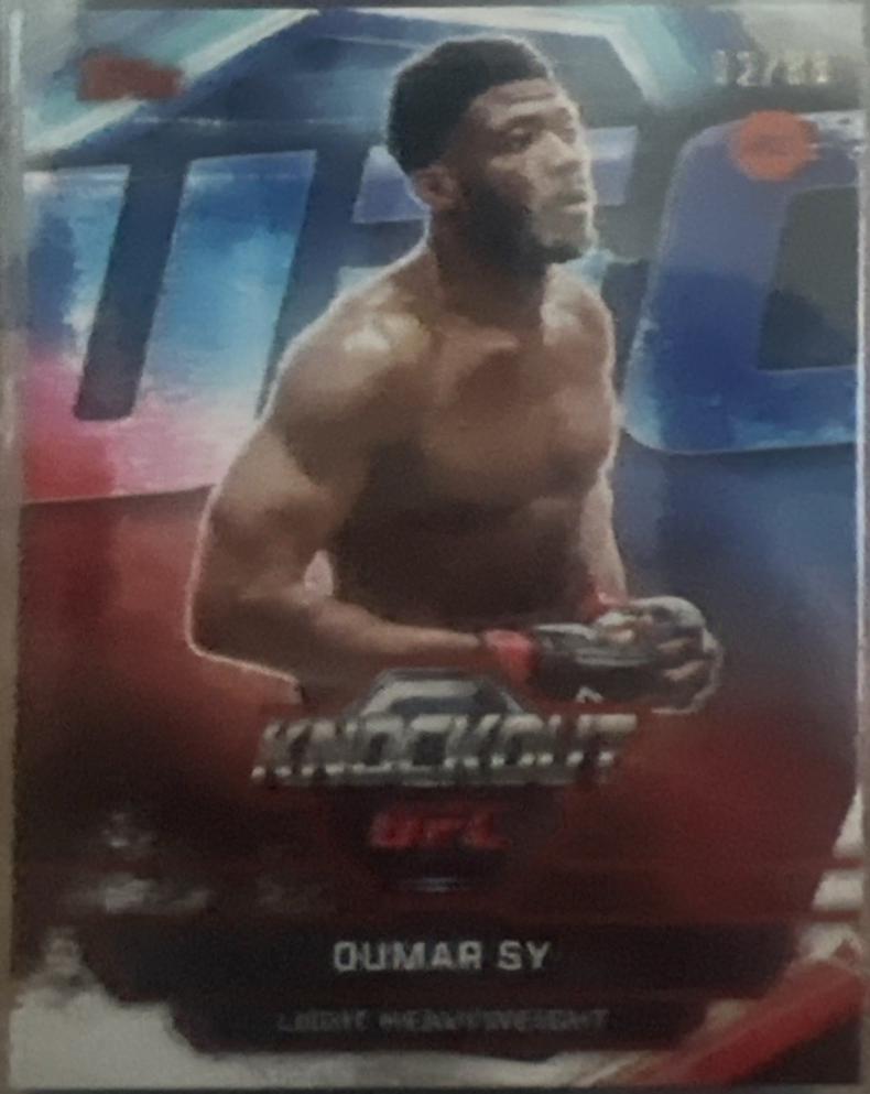 Oumar Sy 2026 Topps Knockout UFC Base #93 Orange