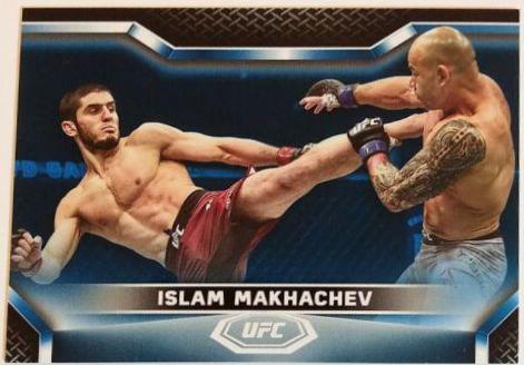Islam Makhachev 2020 Topps UFC Knockout Base #84 Blue