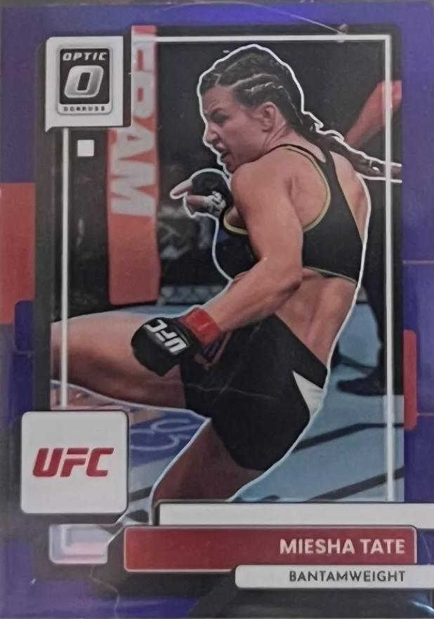 Miesha Tate 2023 Panini Donruss Optic UFC Base #36 Purple