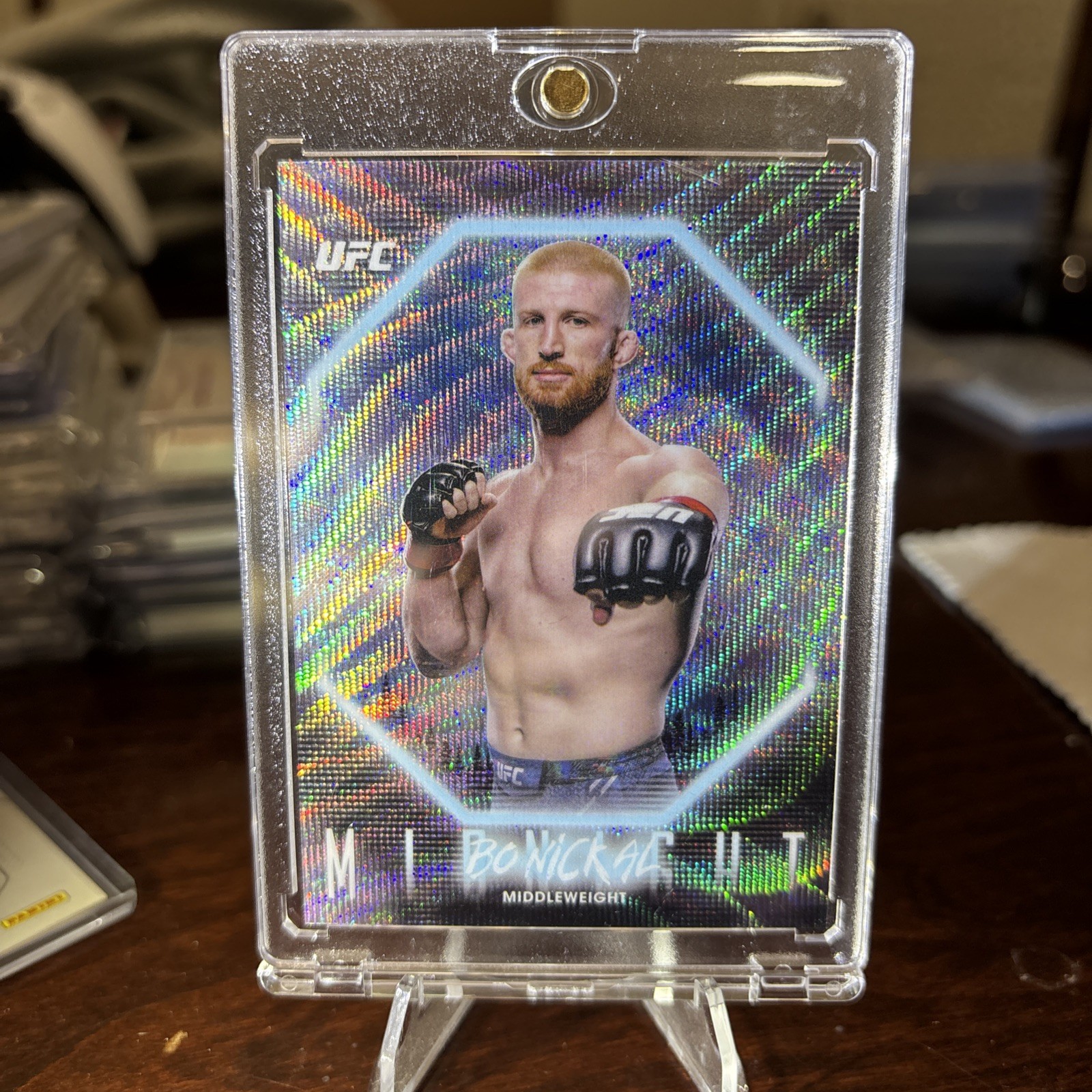 Bo Nickal 2025 Topps Midnight UFC Base #6 Zodiac