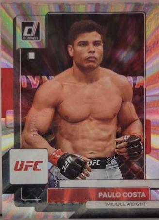 Paulo Costa 2023 Panini Donruss UFC Base #87 Laser