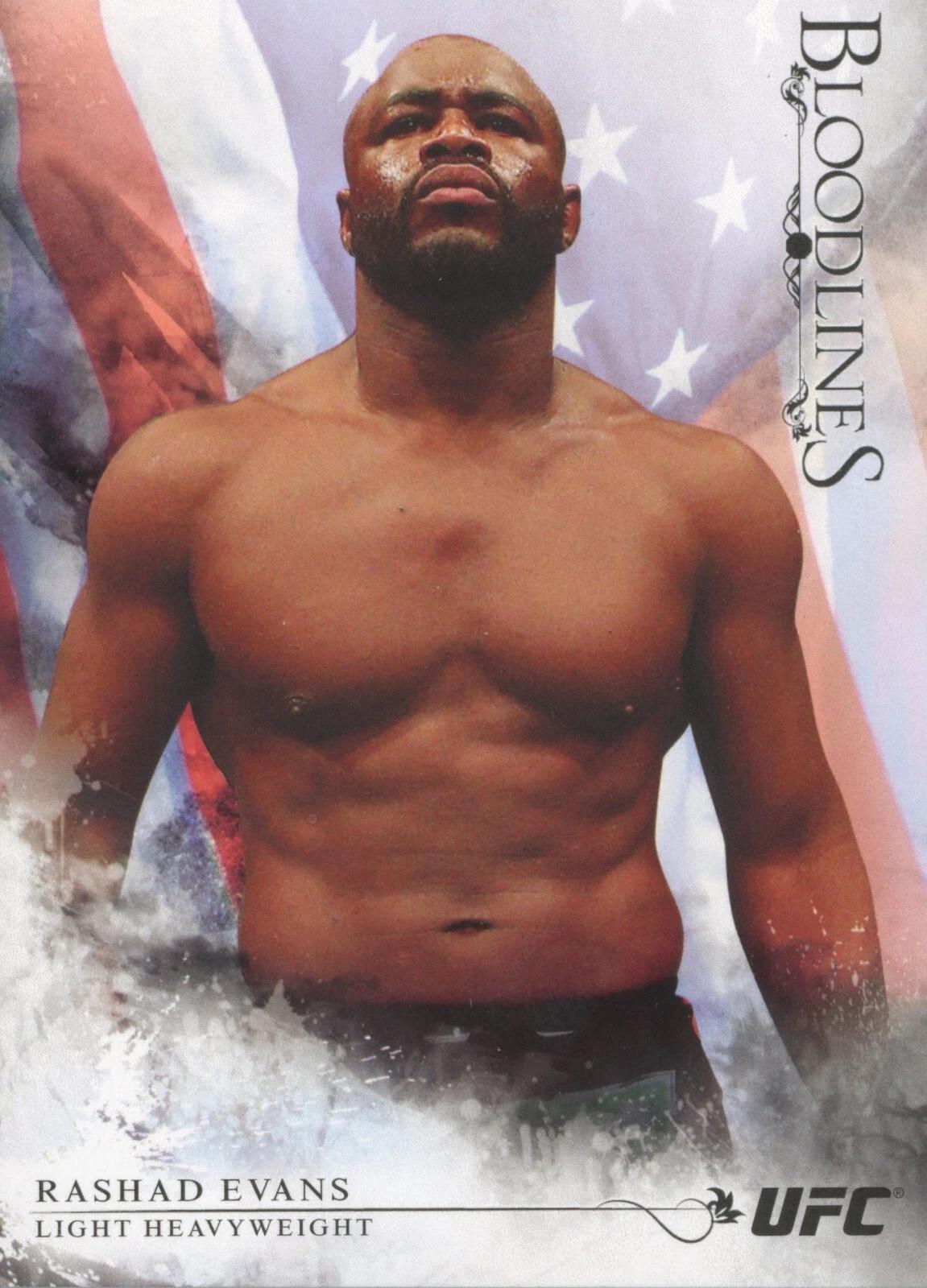 Rashad Evans 2014 Topps UFC Bloodlines Base #49 Flag