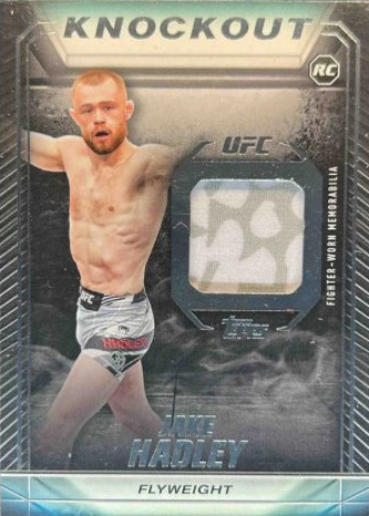 Jake Hadley 2024 Topps Knockout UFC Knockout Relics #KR-JH Platinum