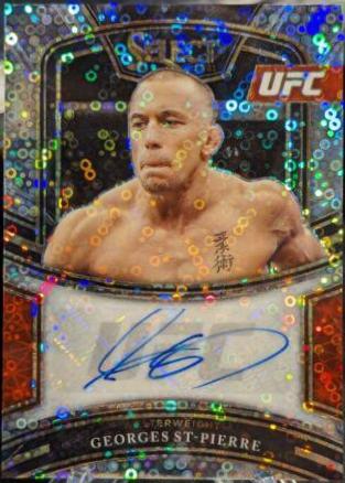 Georges St-Pierre 2022 Panini Select UFC Signatures #35 Disco