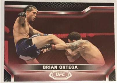 Brian Ortega 2020 Topps UFC Knockout Base #81 Red