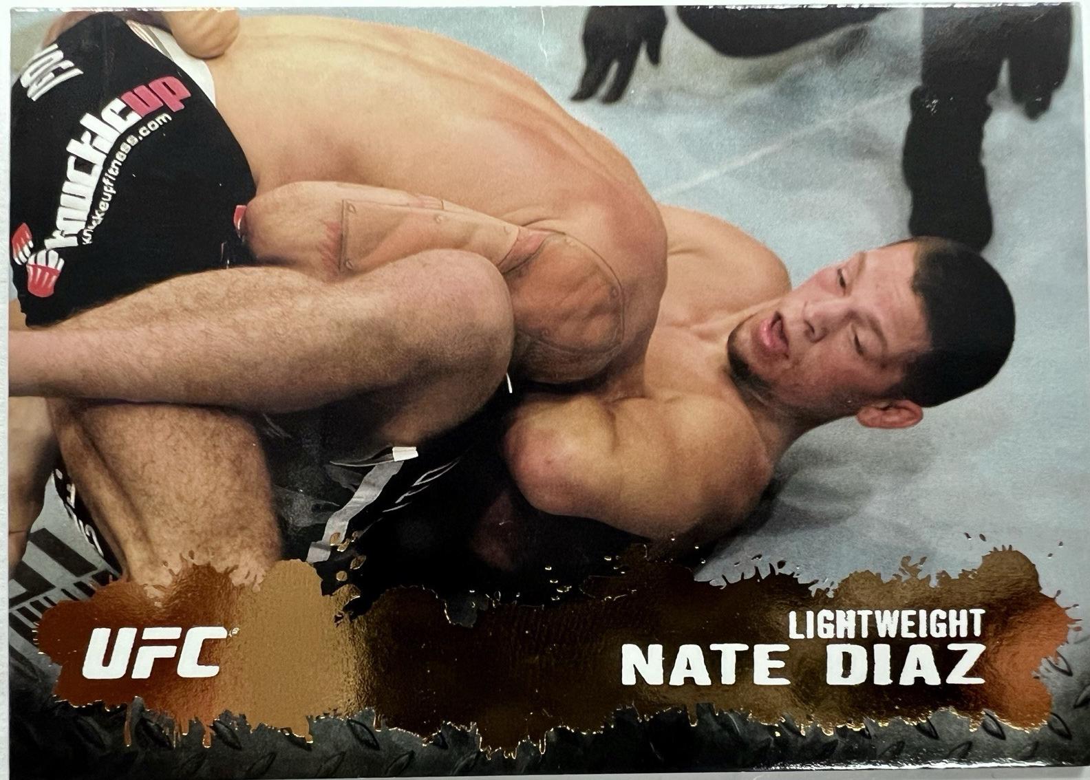 Nate Diaz 2009 Topps UFC Round 2 Base #3 Bronze