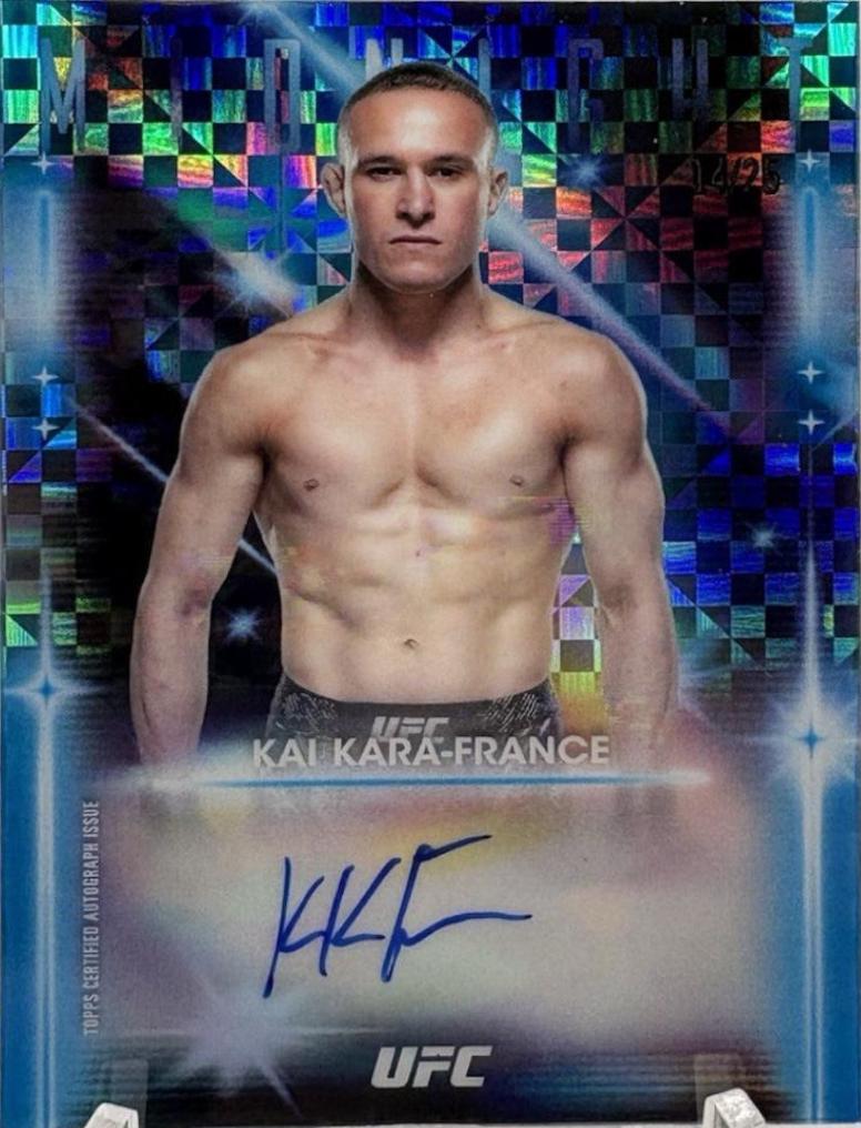 Kai Kara-France 2025 Topps Midnight UFC Glimmer Graphs #GRG-KF Moonrise