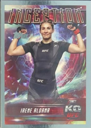 Irene Aldana 2025 Topps Knockout UFC Inception #IN-20 Gold