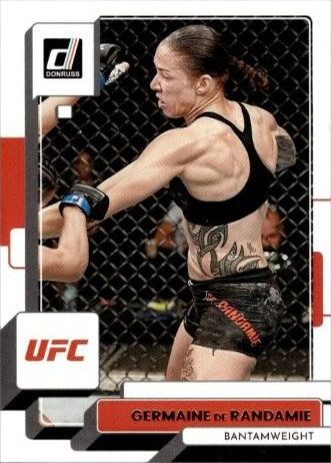 Germaine de Randamie 2023 Panini Donruss UFC Base #2 Purple Laser