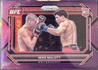 Mike Malott 2023 Panini Prizm UFC Base #19 Purple