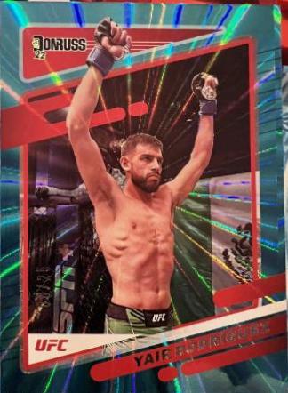 Yair Rodríguez 2022 Panini Donruss UFC Base #70 Teal