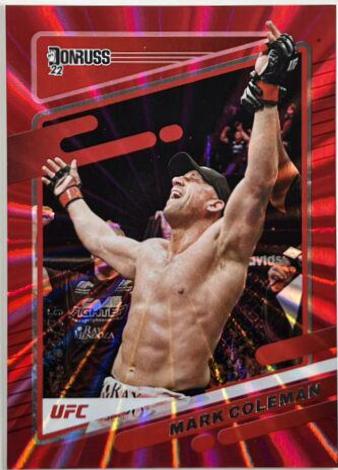 Mark Coleman 2022 Panini Donruss UFC Base #162 Laser