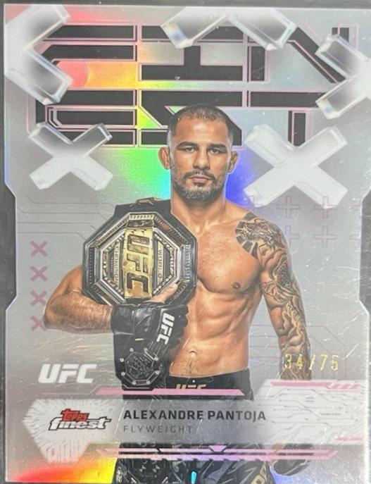 Alexandre Pantoja 2025 Topps Finest UFC Base Common #18 Die-Cut Refractor