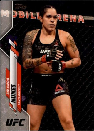 Amanda Nunes 2020 Topps UFC Base #1 Red