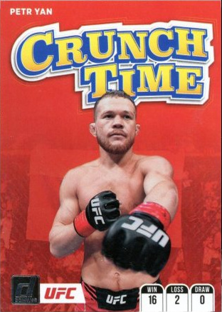 Petr Yan 2022 Panini Donruss UFC Crunch Time #10 Press Proof Black