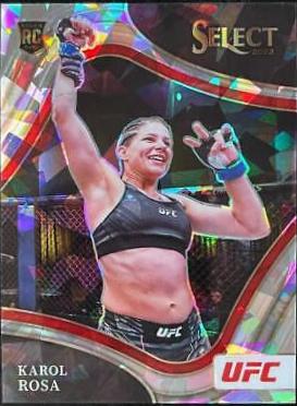 Karol Rosa 2022 Panini Select UFC Octagonside #256 Lucky Envelopes