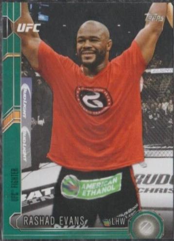 Rashad Evans 2015 Topps UFC Chronicles Base #29 Green