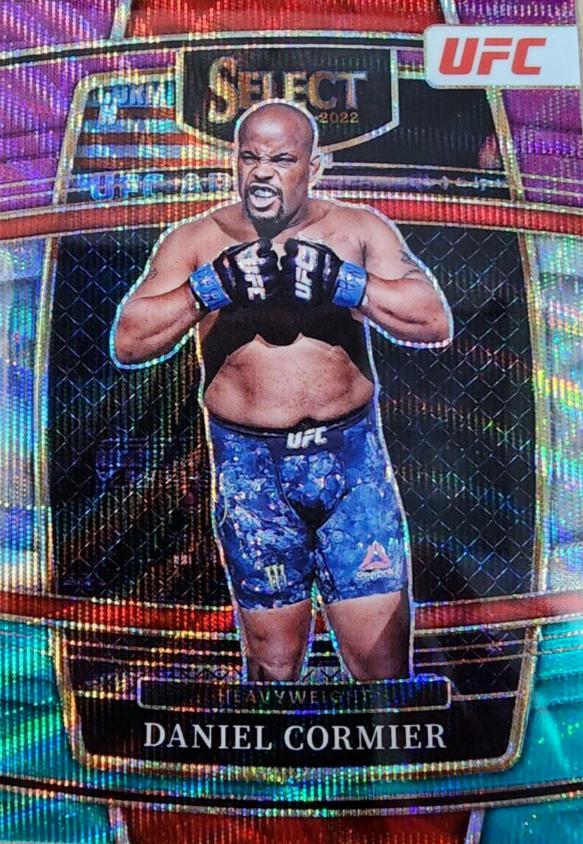 Daniel Cormier 2022 Panini Select UFC Concourse #12 Green and Purple