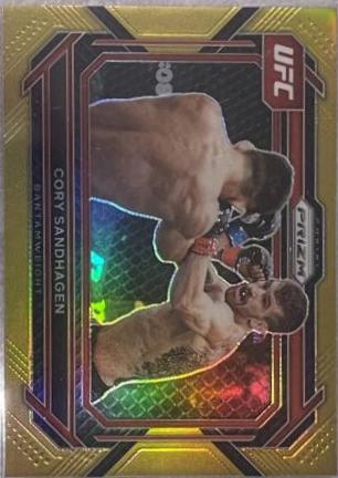 Cory Sandhagen 2023 Panini Prizm UFC Base #40 Gold