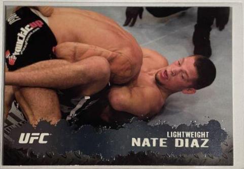 Nate Diaz 2009 Topps UFC Round 2 Base #3 Silver