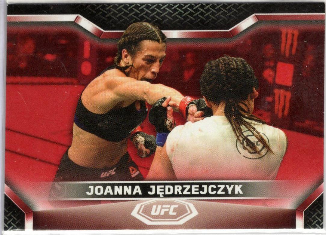 Joanna Jędrzejczyk 2020 Topps UFC Knockout Base #93 Red