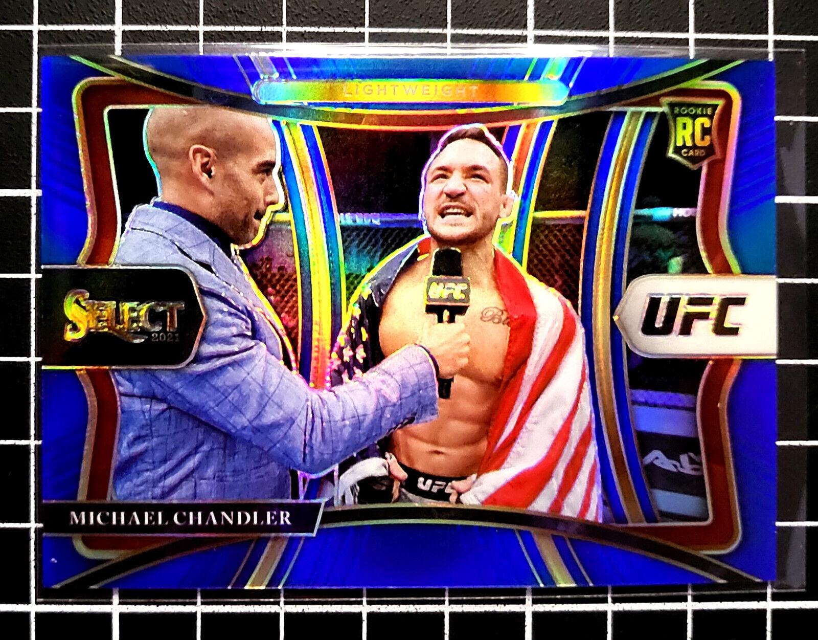 Michael Chandler 2021 Panini Select UFC Premier Level #183 Blue