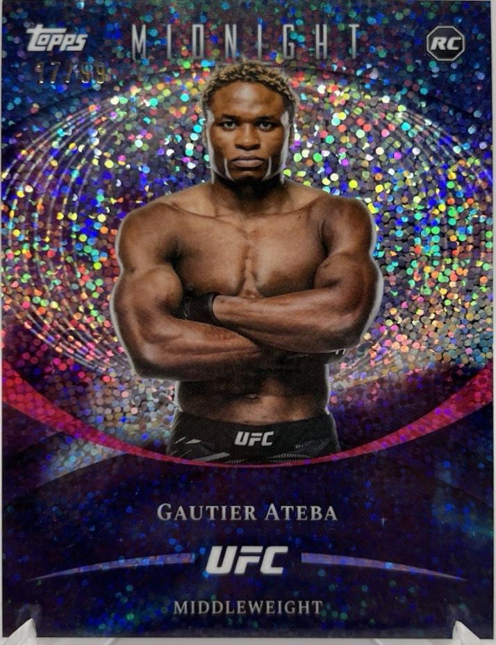 Ateba Gautier 2026 Topps Midnight UFC Base #63 Twilight