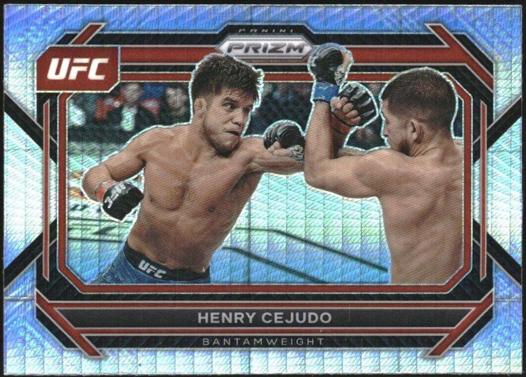 Henry Cejudo 2023 Panini Prizm UFC Base #52 Hyper