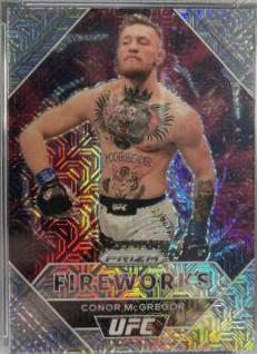 Conor McGregor 2021 Panini Prizm UFC Fireworks #1 Mojo